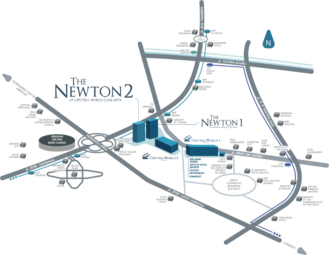 Lokasi The Newton 2