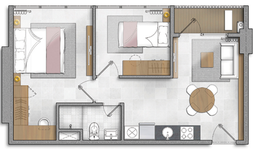 2 bedroom